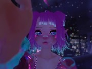 Preview 5 of Got Cyber Fucked By Taking Over A Cyber Slutty Body | Cyber Hive Mind Teaser Trailer | VRChat ERP