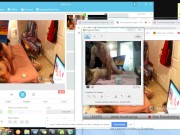 Preview 1 of That girl next door keeps coming back!! Behind the scenes pov of banging her on chaturbate
