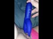 Preview 2 of Early morning solo quickie, close up, pretty pink pussy Pt 2