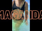 Preview 4 of MAGANDA BTS Beach Bikini Vibes! Some fun playing at the place that gets me WET!!!