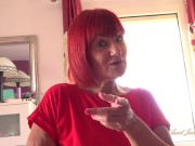 Preview 3 of Aunt Judy's XXX - Your Busty 64yo Mature Stepmom Mrs. Linda Catches You Watching Porn (POV)