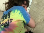 Preview 3 of teen gapes tight asshole and gets fart fuck and creampied