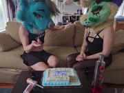 Preview 1 of Furry Femboy Fucks Dragon Girlfriend Everywhere (15,000 Followers Special)