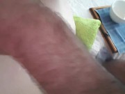 Preview 3 of Husband away. Housefriend is shaving my pussy. I make a video for hubby