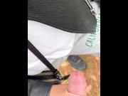 Preview 6 of Walking in a forest with my girlfriend ended with handjob