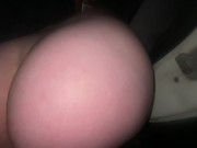 Preview 2 of Bubble Butt White Girl Loves To Take BBC In Public