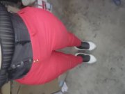 Preview 4 of Testing my red rose pants with my inflated legs, feels some small