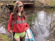 Preview 3 of Playing While Fishing With Riley Roscato - Preview ;)