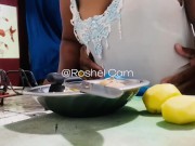 Preview 2 of Sri Lankan Surprise Sex While Making Dinner Brazzers Blacked Mylf