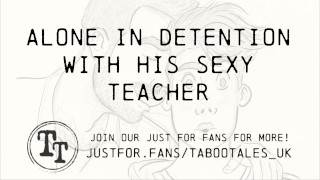 Gay Erotic Audio ASMR: Detention With His Hot Teacher