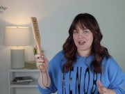 Preview 5 of BDSM Paddle Review - Spartacus 'Bitch' Wooden Zelkova Paddle for Spanking