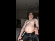 Preview 3 of Handicapped Guy Masturbates in Wheelchair and on Couch