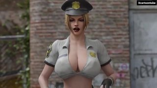 3D Animation Porn Lara's get big dick massage (KisX) [Tomb Raider]