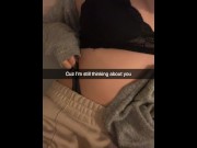 Preview 2 of Guy cheats with Cheerleader on Snapchat