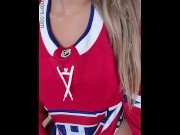 Preview 1 of Hockey Girl Has Some Surprise For You To Get You Cum JOI