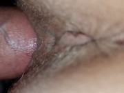 Preview 1 of Very closeup punding creamy teen student for better grade