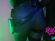 Preview 2 of Viper Valorant Cosplay Egirl gets Railed FULL VERSION ON O F {RoxyLights}