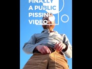 Preview 2 of Finally a Public Pissing Video