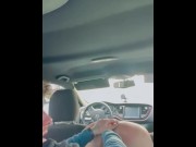 Preview 4 of Whore takes fist in daddy’s car