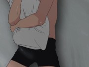 Preview 3 of Naruto has an erotic dream and ends up rubbing his dick on the pillow YAOI