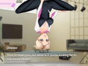 Preview 2 of Spider Gwen has fun with you. [Full Gallery hentai game] KISS MY CAMERA Fandub
