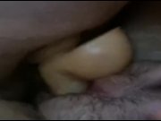 Preview 4 of Noisy Pussy turns sloppy with double vaginal penetration