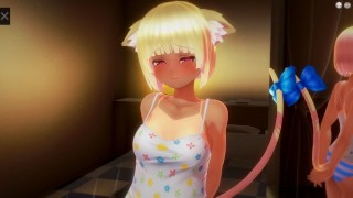 Shirakami Fubuki and I have intense sex in a secret room. - Hololive VTuber POV Hentai