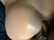 Preview 3 of Oiled up creamy pussy cumming all over big dick