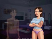 Preview 2 of Summertime saga #31 - My stepsister swallows my cum in the shower - Gameplay