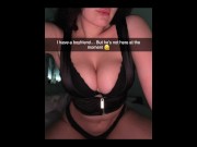 Preview 3 of 18 Year Old Slut Cheats On Her Boyfriend On Snapchat After Workout And He Cums Inside Her / Cuckold