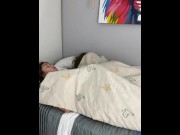 Preview 1 of I fuck my roomie while he’s in bed