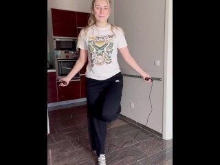 Teen Nude TikTok Jump Rope