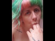 Preview 6 of Lisa Kitto: Fingering My Mouth Compilation (with Tiny Tears)