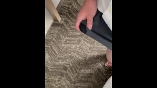 Cumming so hard on my hotel room floor