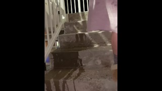 Raining Pee Down The Stairs