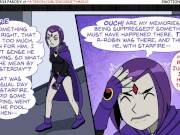 Preview 2 of Teen Titans Emotobat Sickness Part 4 - Threesome Robin with Vin and Starfire
