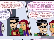 Preview 5 of Teen Titans Emotobat Sickness Part 4 - Threesome Robin with Vin and Starfire