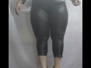Preview 1 of Air enema in my catsuit, suddenly the catsuit was not enough