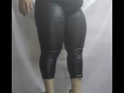 Preview 4 of Air enema in my catsuit, suddenly the catsuit was not enough