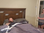 Preview 2 of Caught my step bro masturbating to porn!