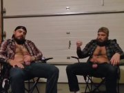 Preview 2 of Risky Smoking Pigs Abandoned Garage Bareback Fuck