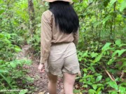 Preview 1 of The Guide Sucked The Poison Out Of The Penis And Saved Her Life in Jungle POV