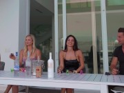 Preview 6 of Porn Hub Rick Sykes doing his Vodka tasting contest with legendary Model Lee Dahlberg,