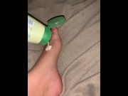 Preview 1 of Rub My Feet With Lotion.. Or Cum