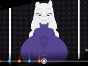 Preview 2 of BIG step-mommy TORIEL works HARD with your MANSTICK in BEATBANGER