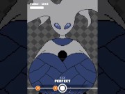 Preview 3 of BIG BUTT work for a BIG WHITE HOLLOW KNIGHT LADY in BEATBANGER