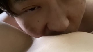 When naughty Toshiko Shiraki gets her hairy asian pussy out it looks wet and fuckable