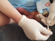 Preview 4 of Small injection into penis, cumshot