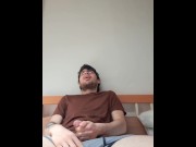 Preview 1 of Crazy cumshot while you jerk off and moan! You will enjoy like never before