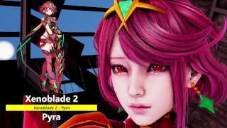 Pyra (Homura) and I have intense sex in a secret room. - Xenoblade Chronicles 2 Hentai